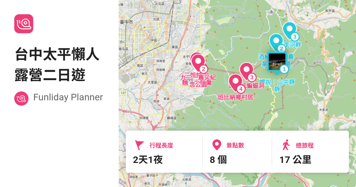 [遊記]Funliday旅遊功略-台中太平蟬說豪華露營 
